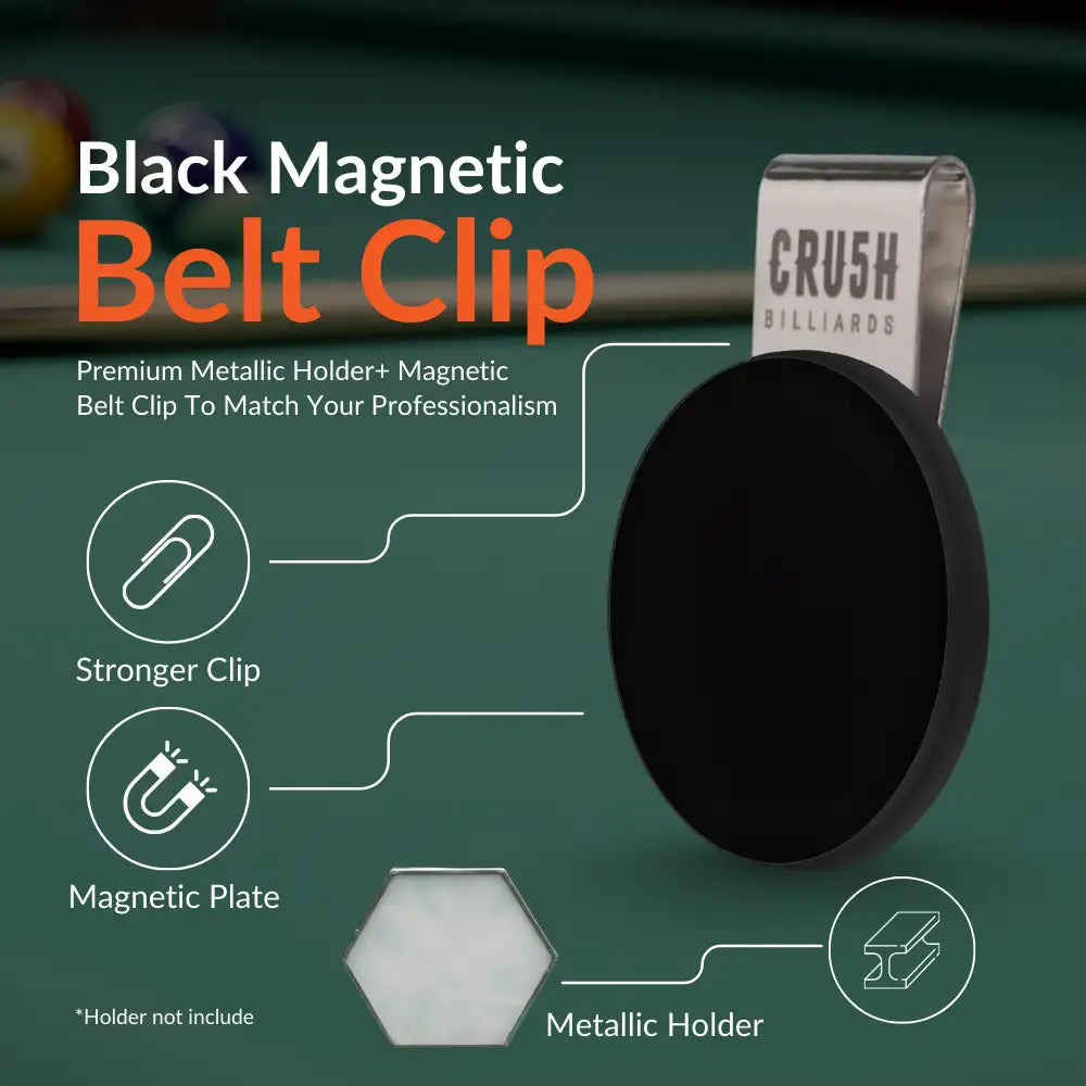 Ultra Grip Magnetic Chalk Holder Clip for Pool Table