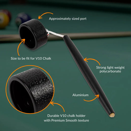 Pro Series Circle Pool Chalk Holder Durable Billiard Accessory