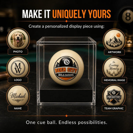 Custom Personalized Novelty Cue Ball