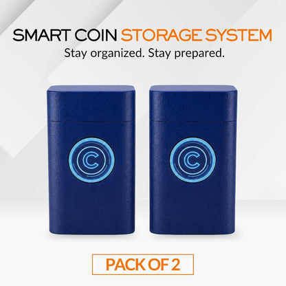 41mm Coin Stacker with NFC Smart Storage Silver Eagles (White)