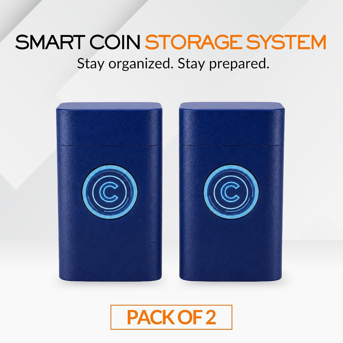 41mm Coin Stacker with NFC Smart Storage Silver Eagles (White)
