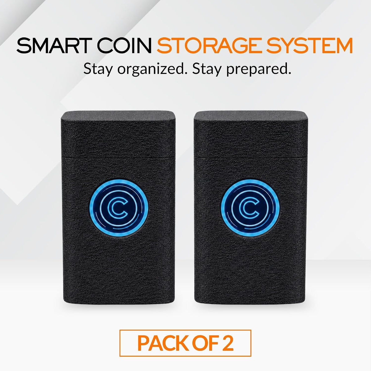 41mm Coin Stacker with NFC Smart Storage Silver Eagles (White)
