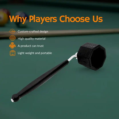 Predator 1080 Pro Series Octagonal Pool Chalk Holder with Flat Post