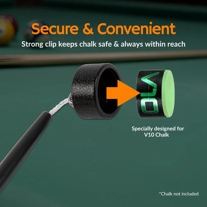 Pro Series Circle Pool Chalk Holder Durable Billiard Accessory