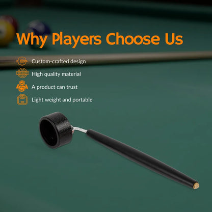 Pro Series Circle Pool Chalk Holder Durable Billiard Accessory