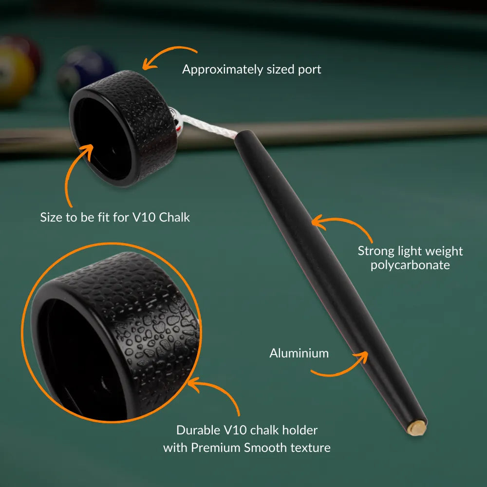 Pro Series Circle Pool Chalk Holder Durable Billiard Accessory