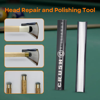 Stainless Steel Pool Cue Tip Shaper High Precision Tool
