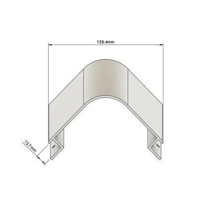 Brunswick Apron Corner Mitres (Set of 4) – ABS Plastic