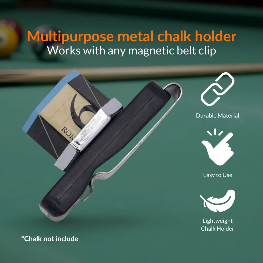 Metal Pool Chalk Holder Durable and Stylish