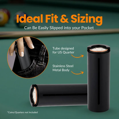 Coin Holder with Transparent Slot Convenient Pool Accessory