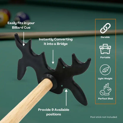 Moosehead Bridge Cue Rest Premium Billiard Accessory