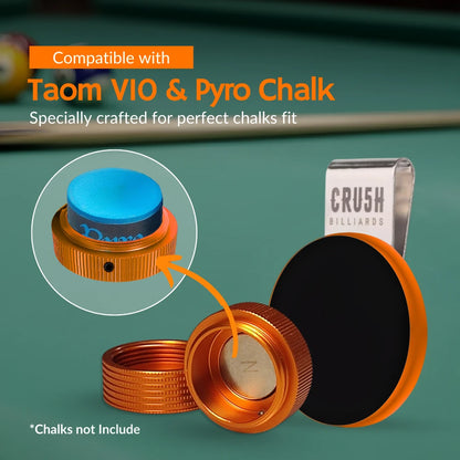 Magnetic Chalk Holder with Lid & Belt Clip