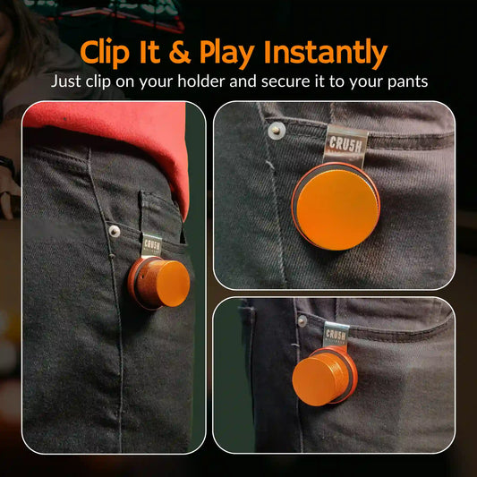 Magnetic Chalk Holder with Lid & Belt Clip