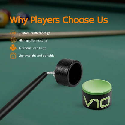 Pro Series Circle Pool Chalk Holder Durable Billiard Accessory