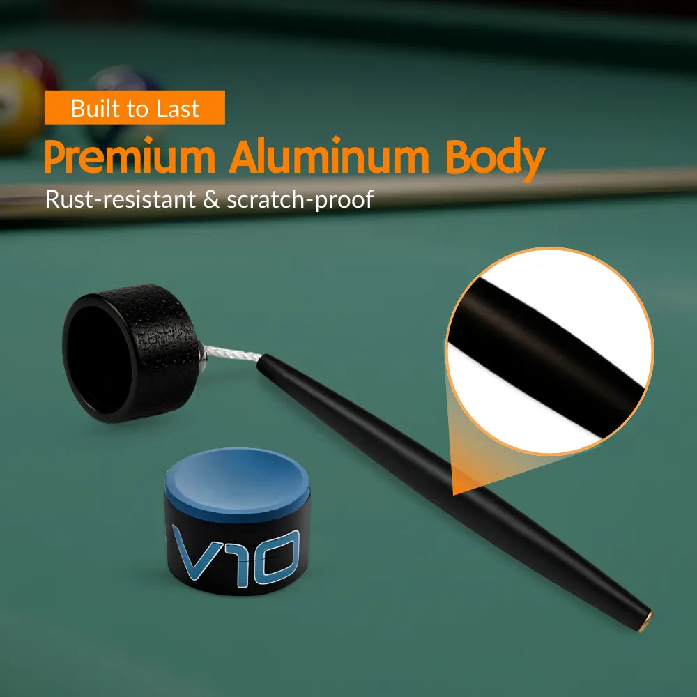 Pro Series Circle Pool Chalk Holder Durable Billiard Accessory