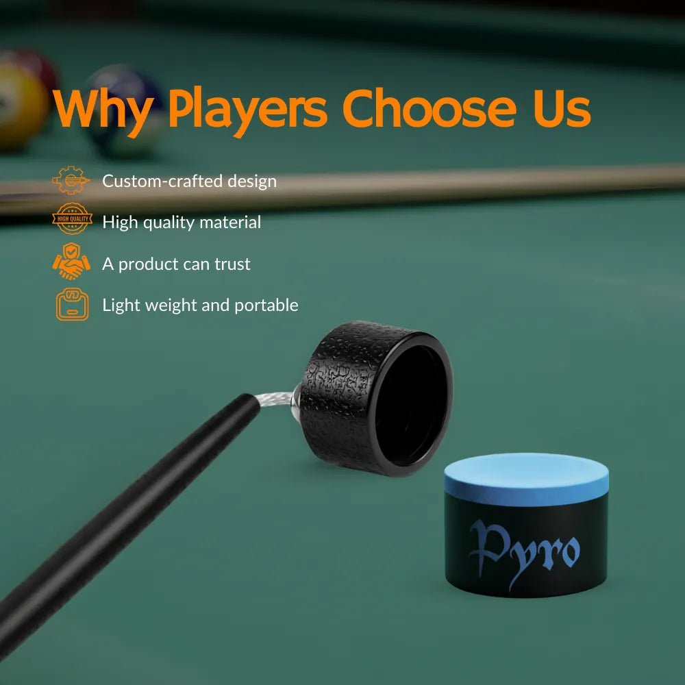 Pro Series Circle Pool Chalk Holder Durable Billiard Accessory