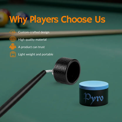 Pro Series Circle Pool Chalk Holder Durable Billiard Accessory