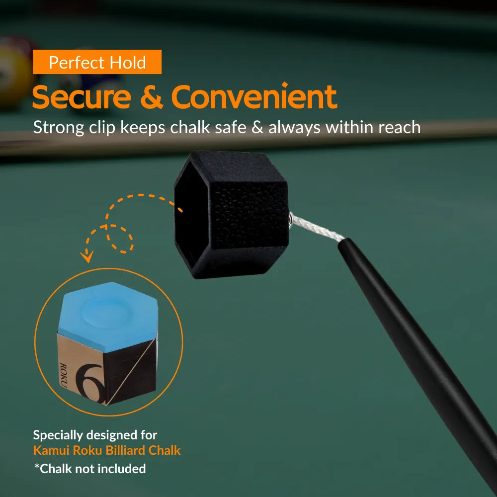 Pro Series Hexagon Chalk Holder Professional Billiard Accessory