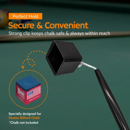 Pro Series Square Pool Chalk Holder Compact and Durable