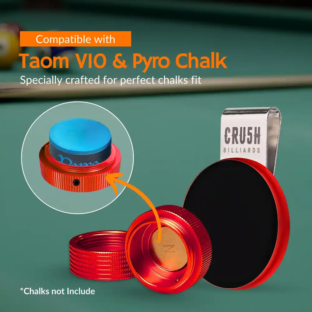 Magnetic Chalk Holder with Lid & Belt Clip