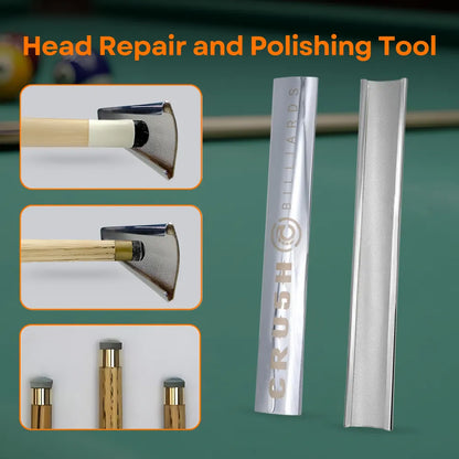 Stainless Steel Pool Cue Tip Shaper High Precision Tool