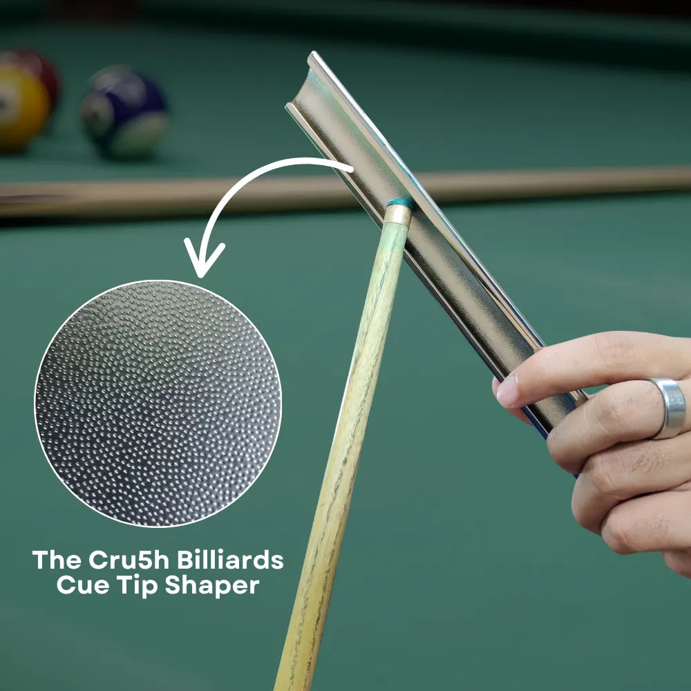 Stainless Steel Pool Cue Tip Shaper High Precision Tool
