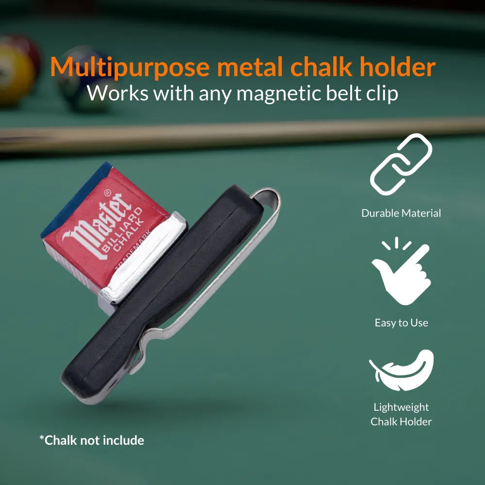 Metal Pool Chalk Holder Durable and Stylish