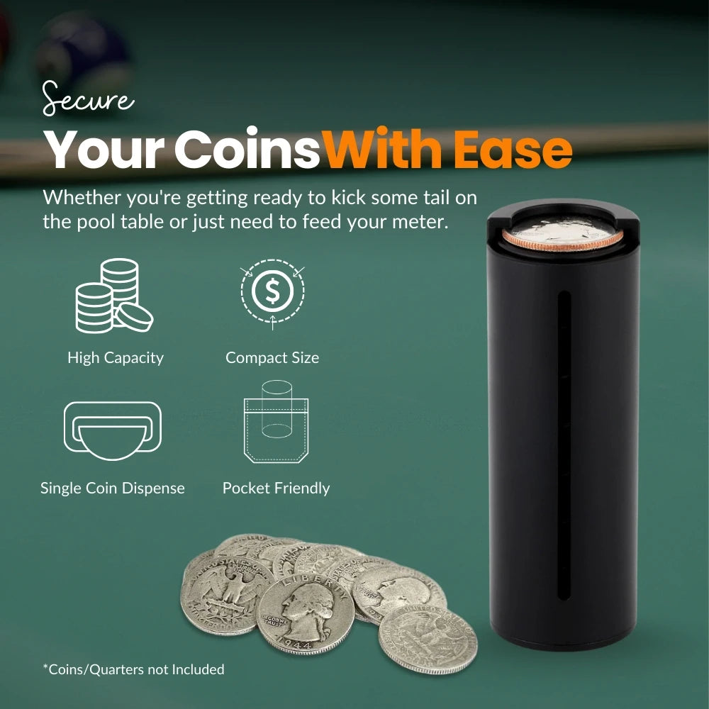 Coin Holder with Transparent Slot Convenient Pool Accessory