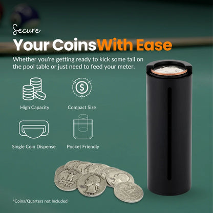 Coin Holder with Transparent Slot Convenient Pool Accessory
