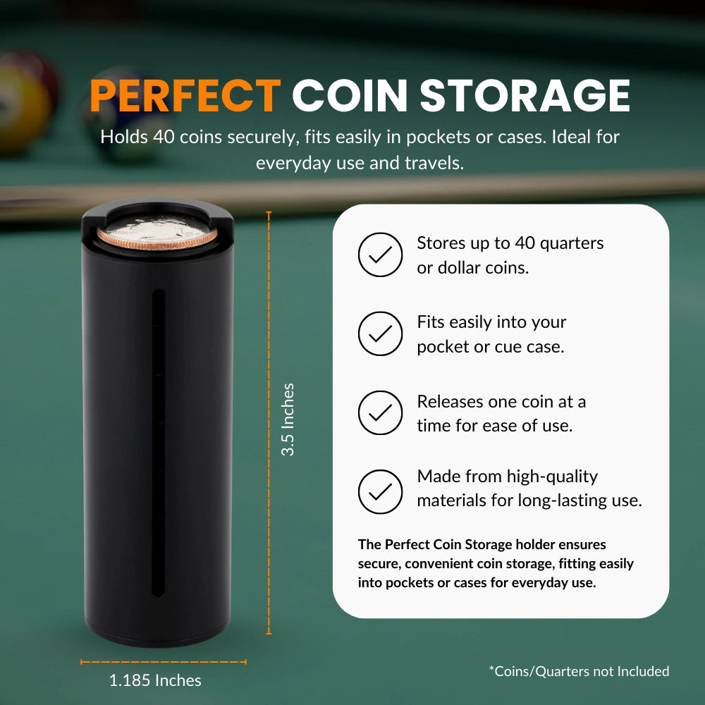 Coin Holder with Transparent Slot Convenient Pool Accessory