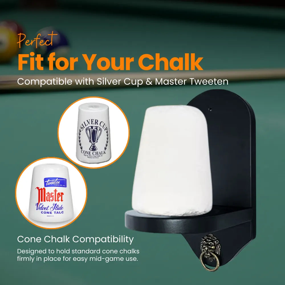 Cone Chalk Holder Compact and Convenient for Pool
