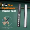 Black pool cue scuffer