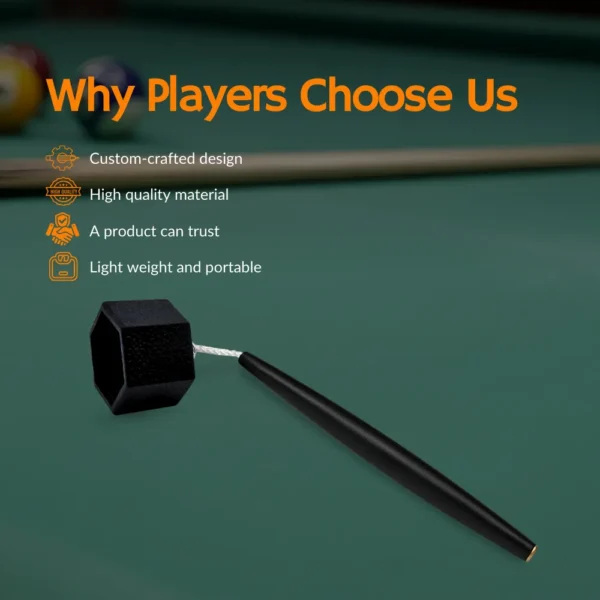 Hexagon Pool Chalk Holder