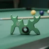Green Aluminum Moosehead Bridge Cue Rest