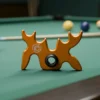 Orange Aluminum Moosehead Bridge Cue Rest