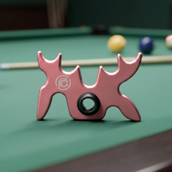 Pink Aluminum Moosehead Bridge Cue Rest