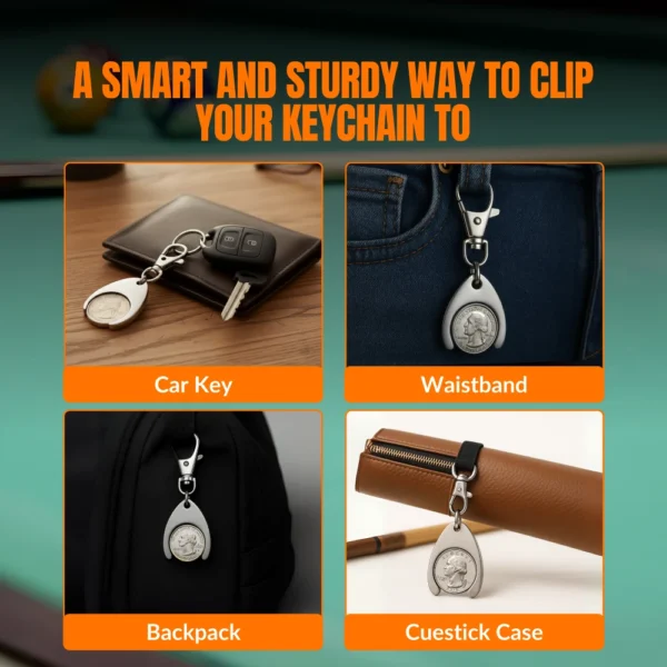 Smart Coin holder keychain