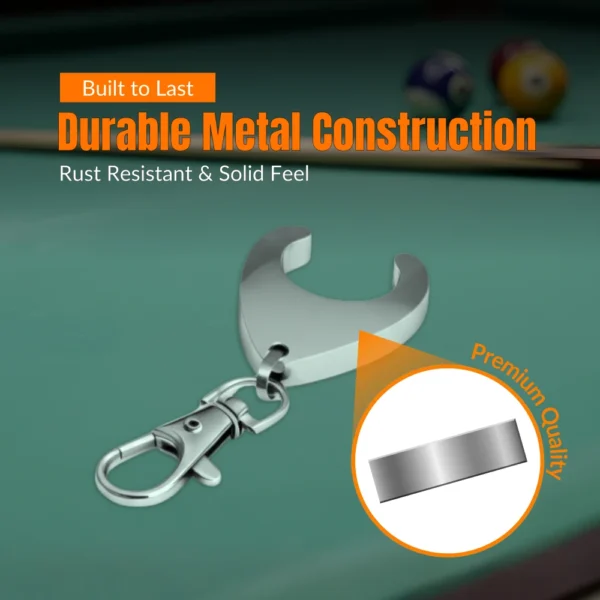 metal coin holder keychain