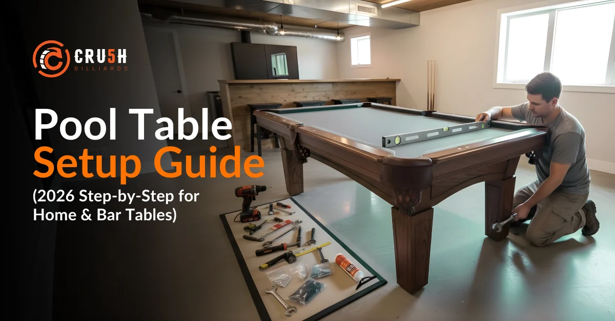 pool table setup